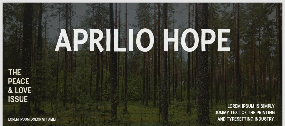 Aprilio Hope Font