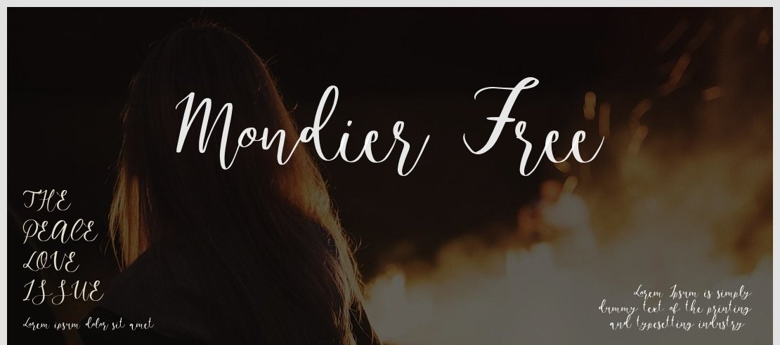 Mondier Free Font Family