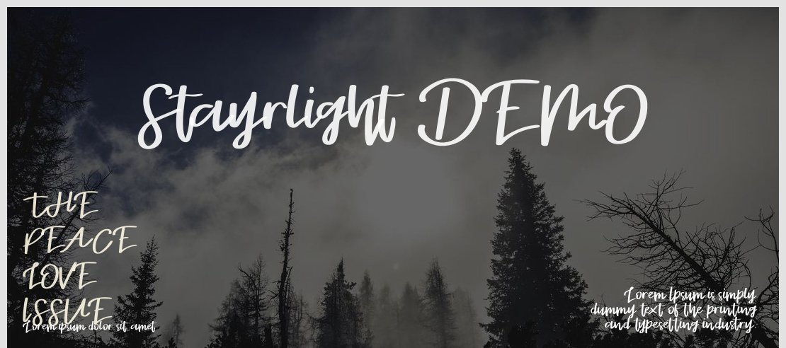 Stayrlight DEMO Font