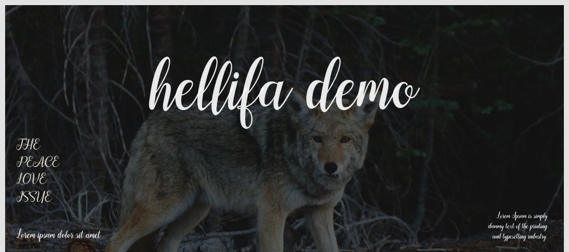 hellifa demo Font