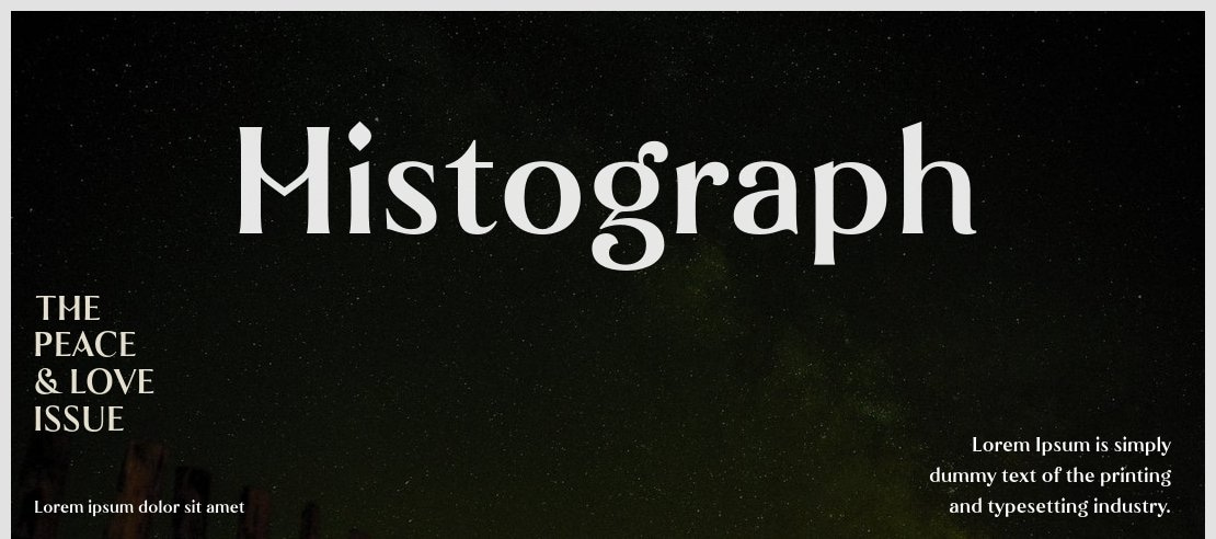 Histograph Font