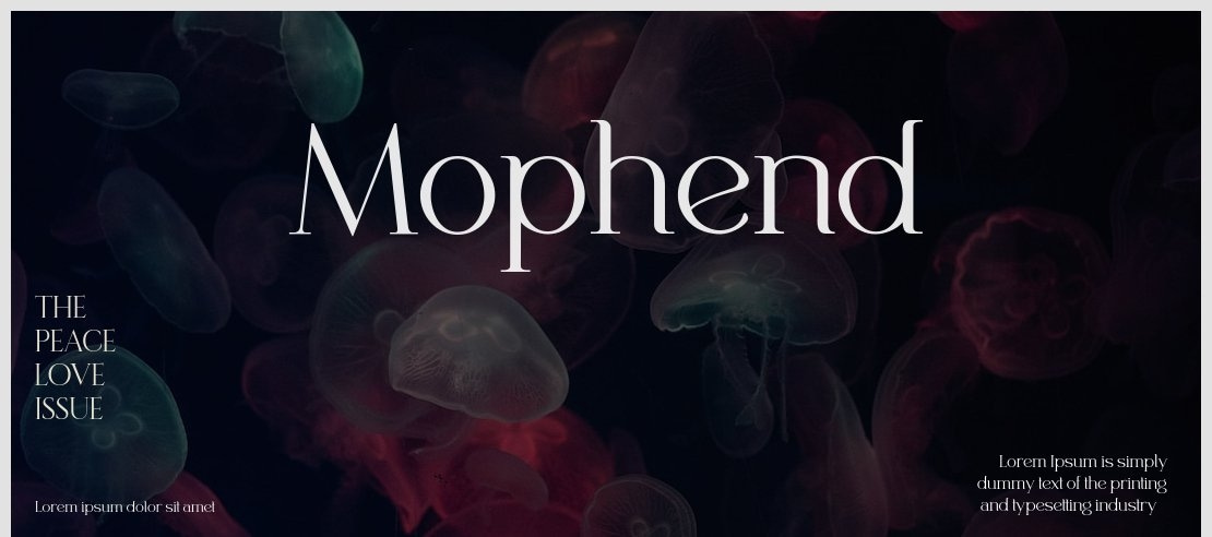 Mophend Font