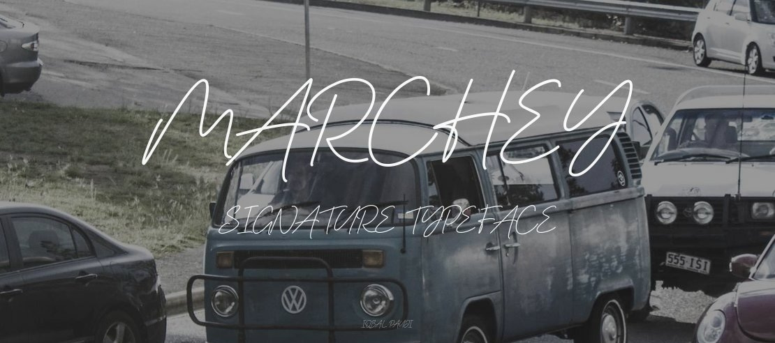 Marchey Signature Font