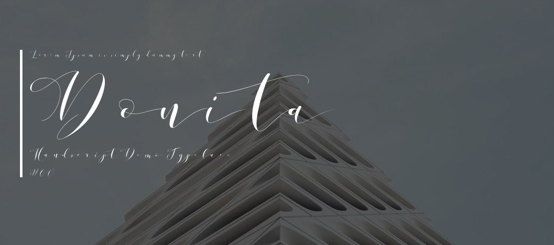 Donita Handscript Demo Font