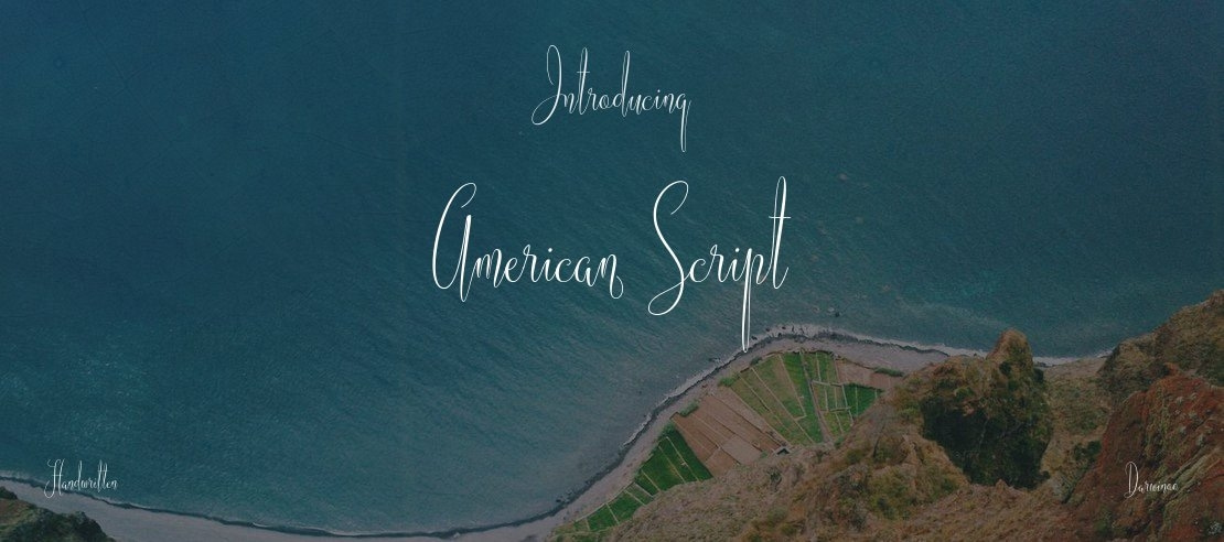 American Script Font