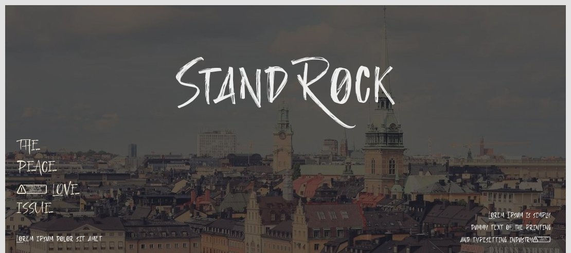 StandRock Font