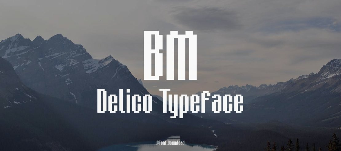 BM Delico Font