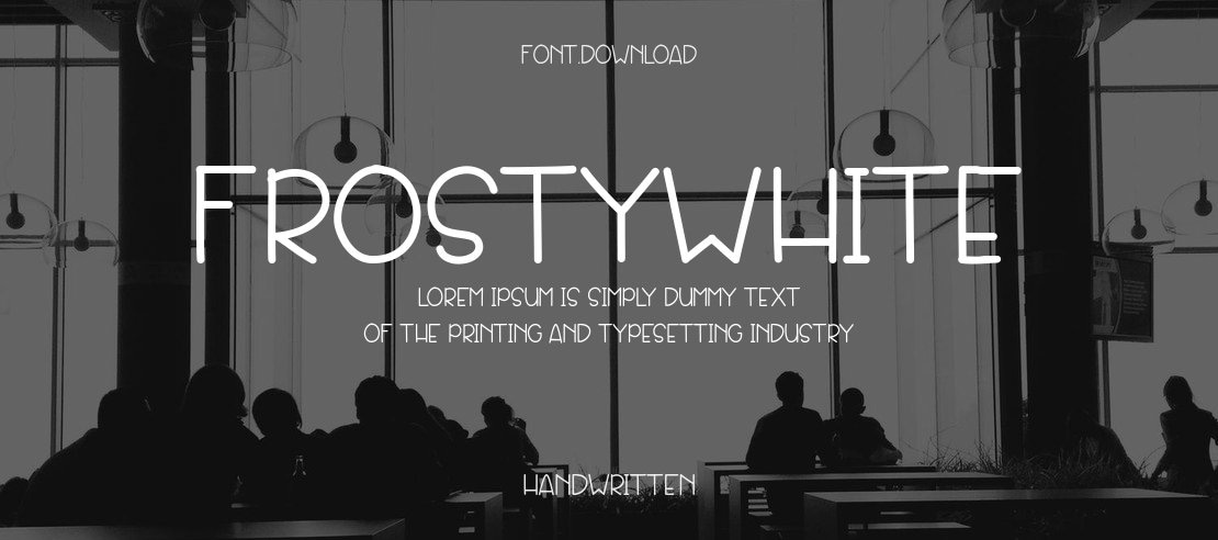 FrostyWhite Font