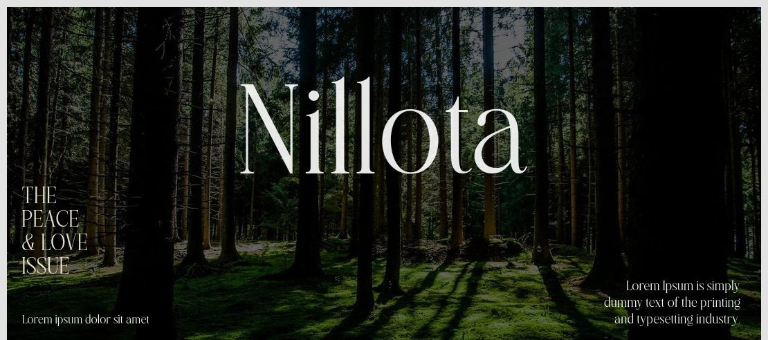 Nillota Font