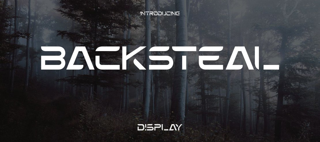 Backsteal Font