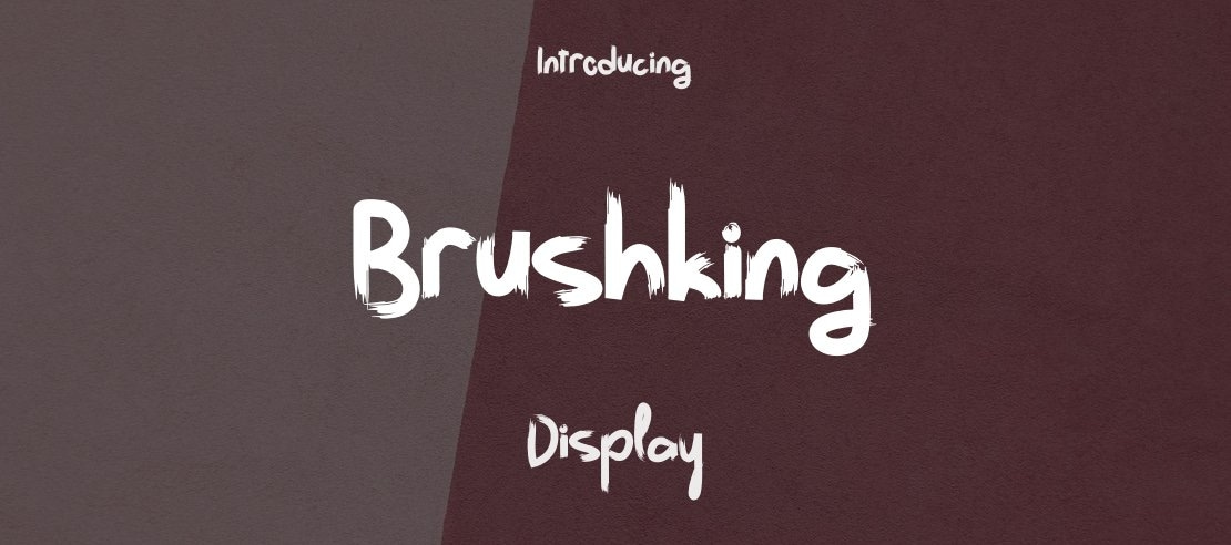 Brushking Font