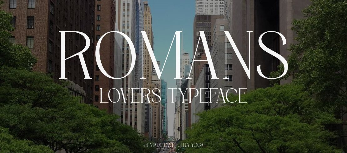 Romans lovers Font