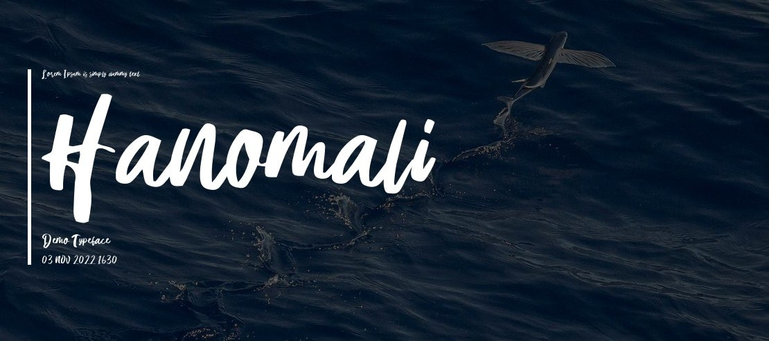 Hanomali Demo Font