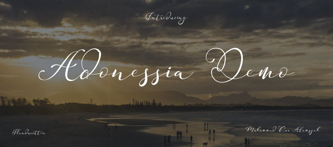 Adonessia Demo Font