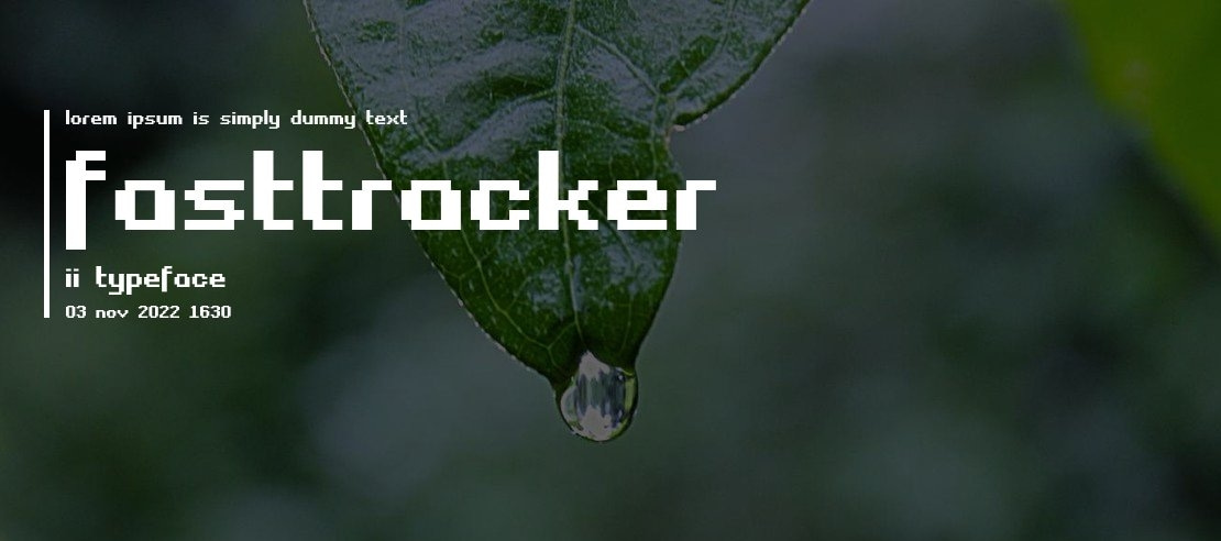 Fasttracker II Font