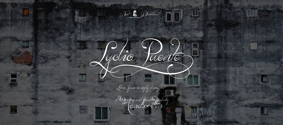 Lydia Puente) Font