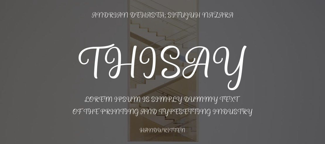 Thisay Font