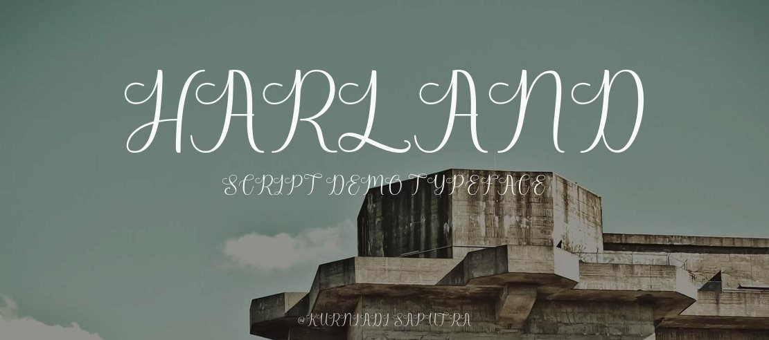 Harland Script Demo Font Family