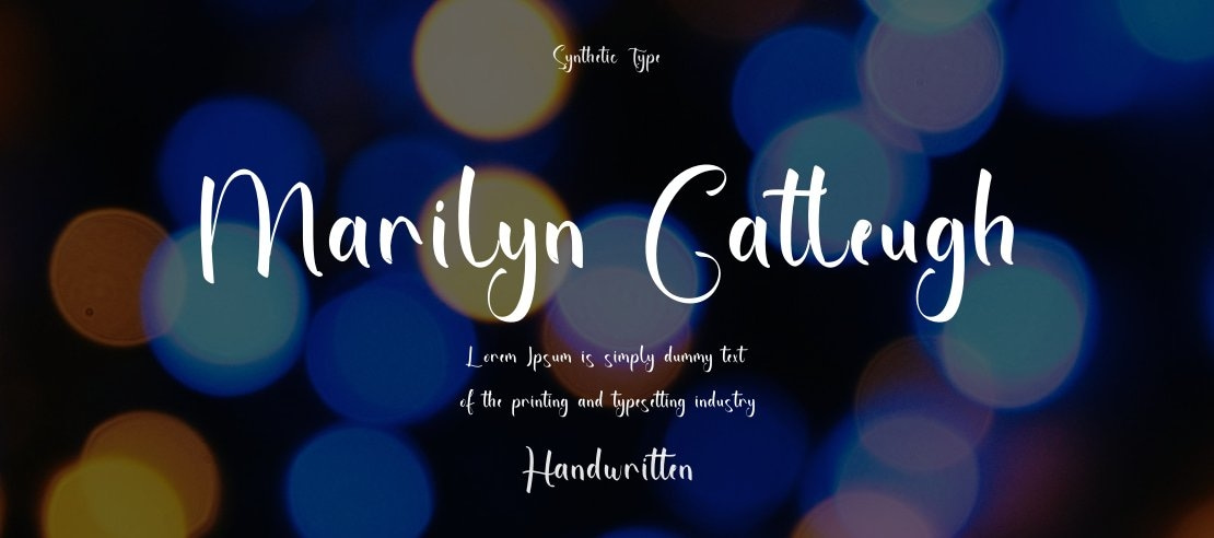 Marilyn Catleugh Font