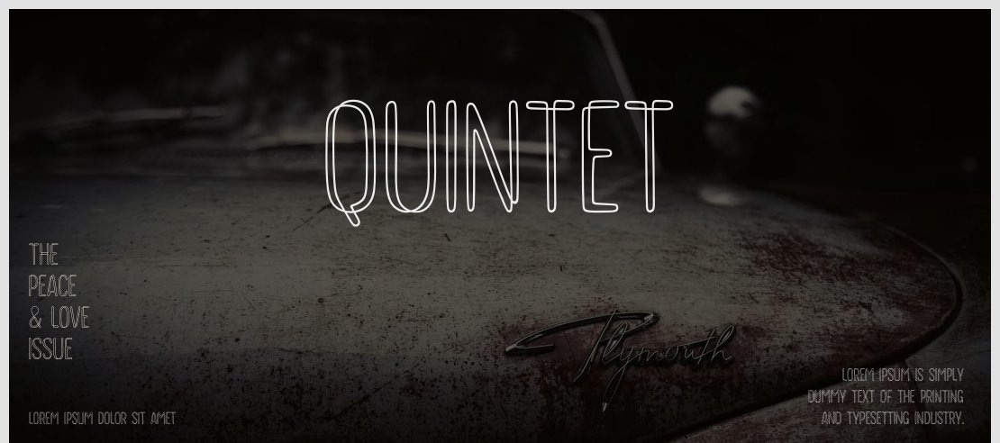 Quintet Font