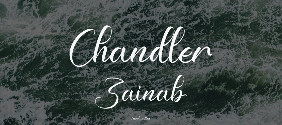 Chandler Zainab Font