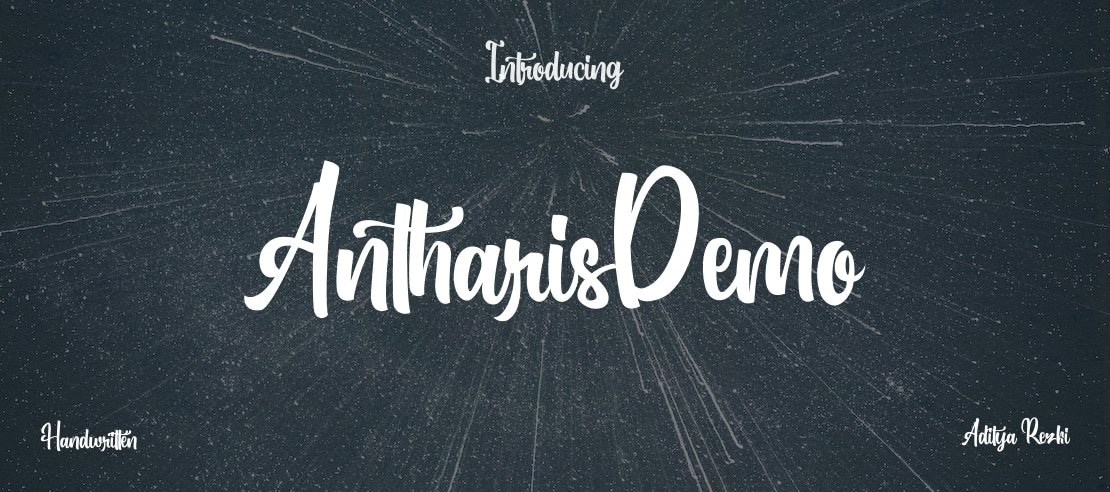 AntharisDemo Font