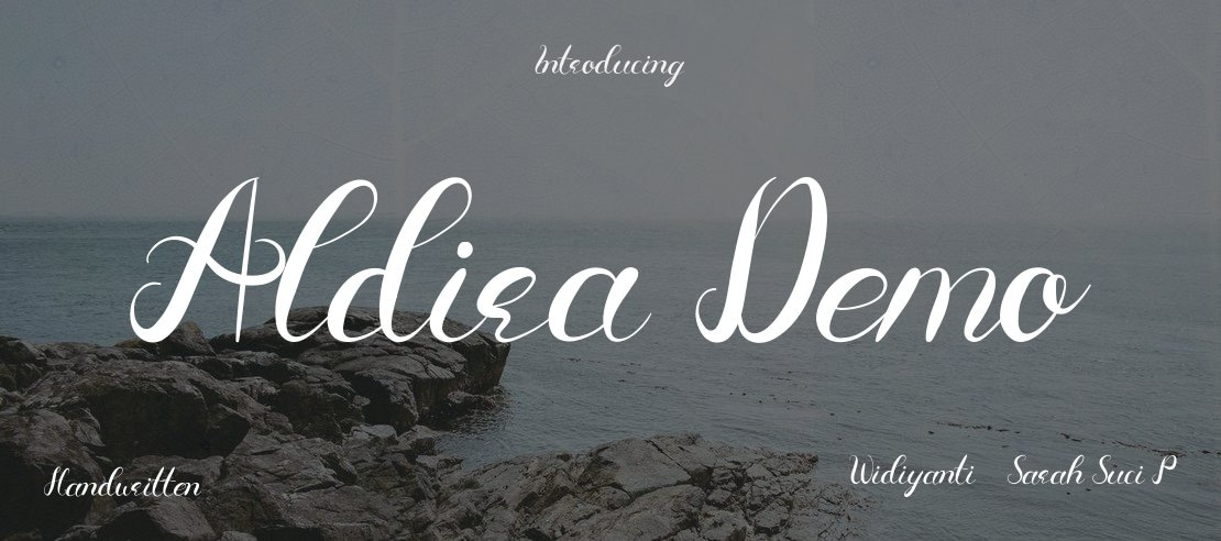 Aldira Demo Font