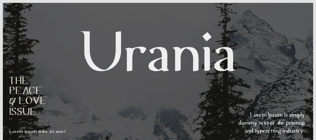 Urania Font Family