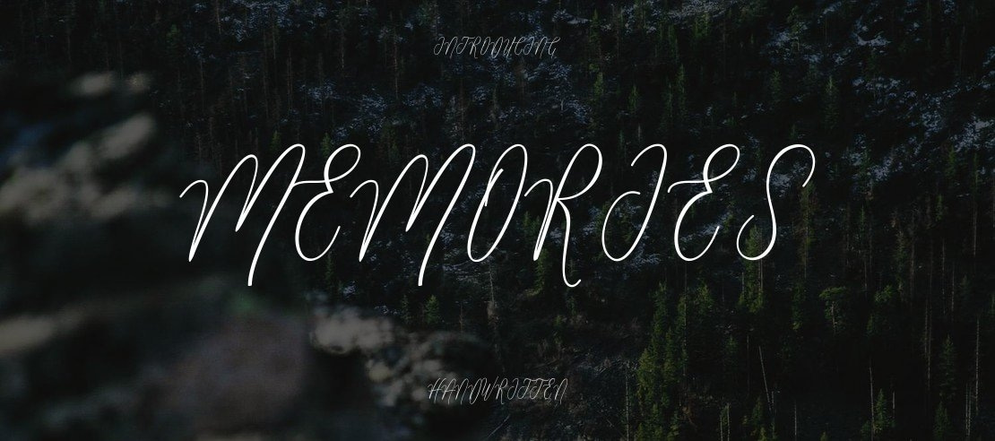 Memories Font