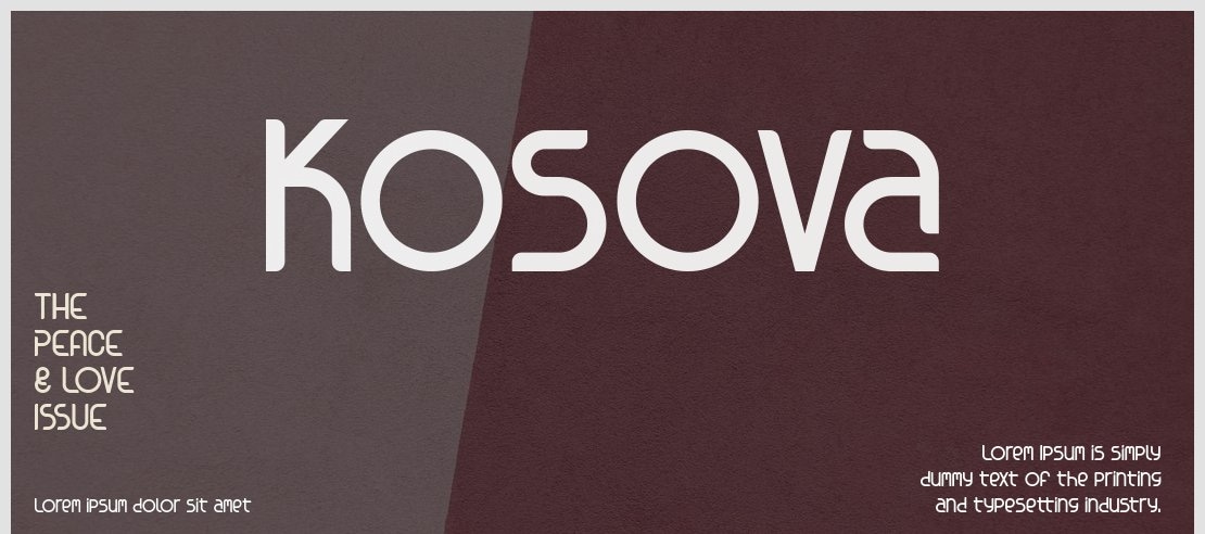 Kosova Font