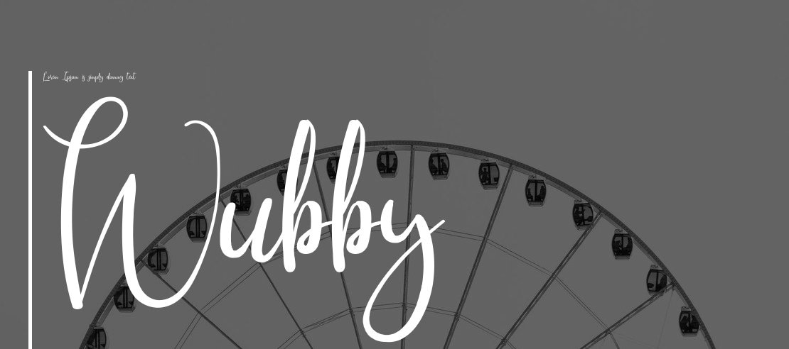 Wubby Kitten Demo Font