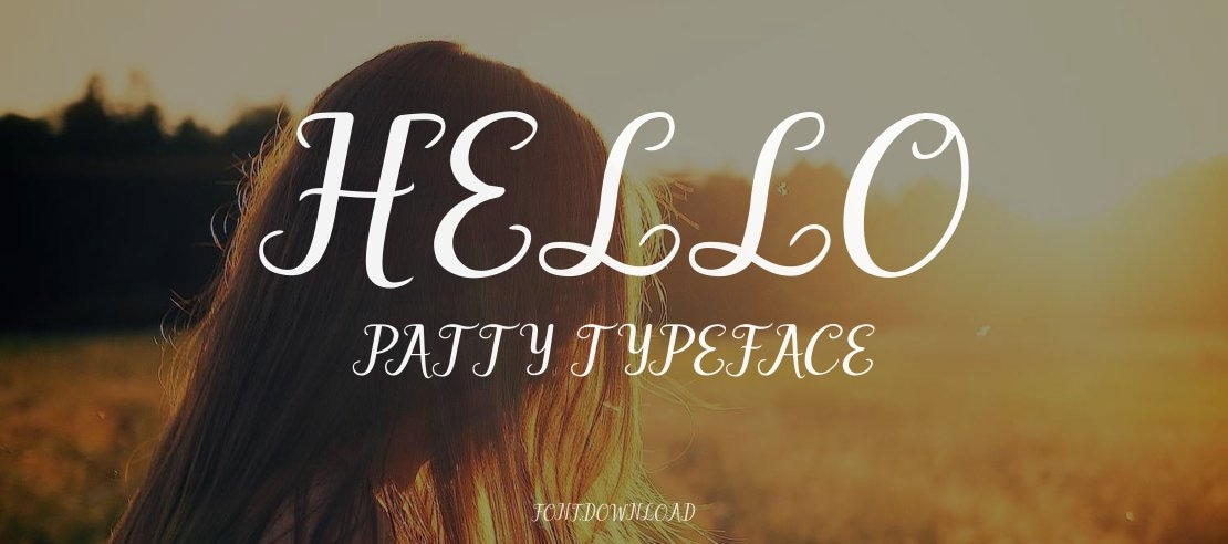 Hello Patty Font