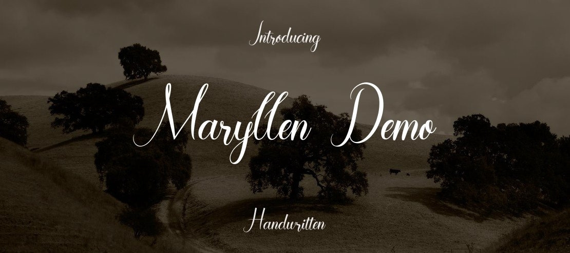 Maryllen Demo Font