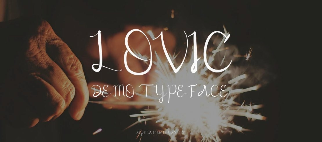 Lovic Demo Font Family