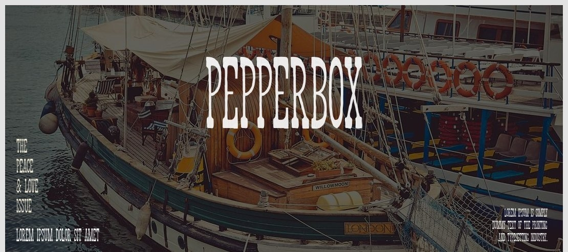 Pepperbox Font