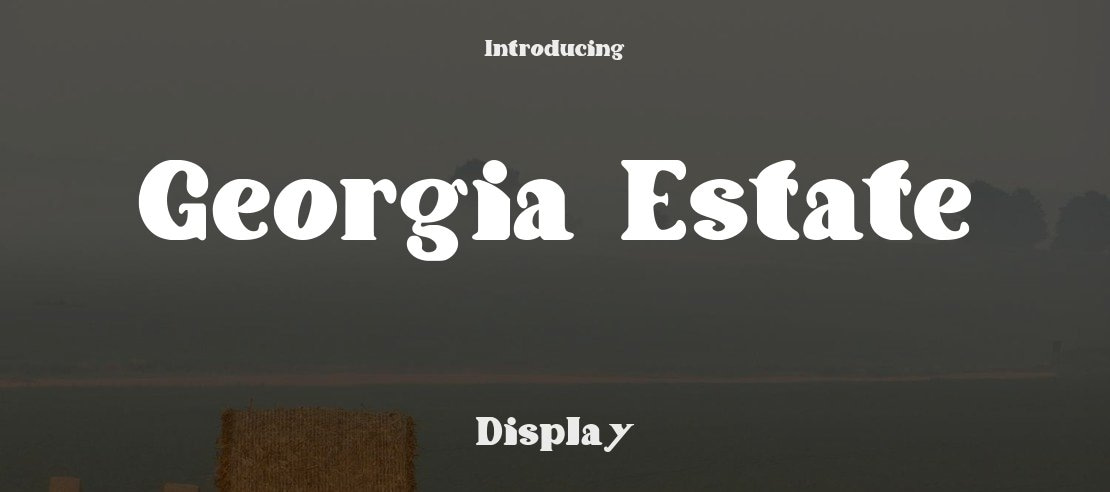 Georgia Estate Font