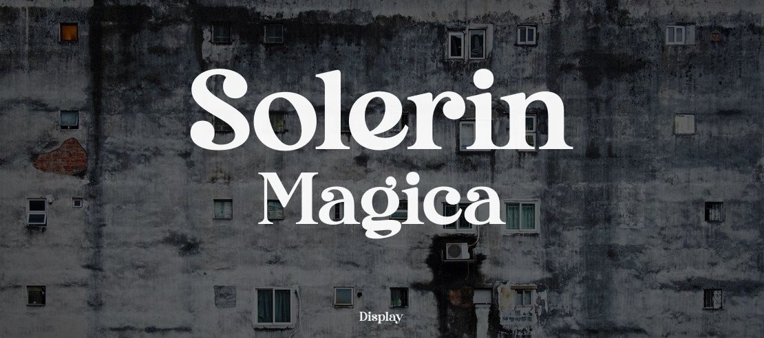 Solerin Magica Font