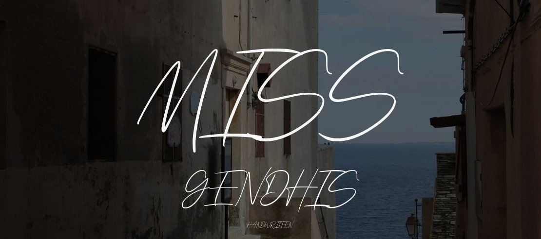 Miss Gendhis Font