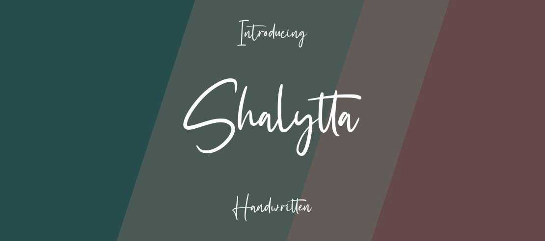 Shalytta Font
