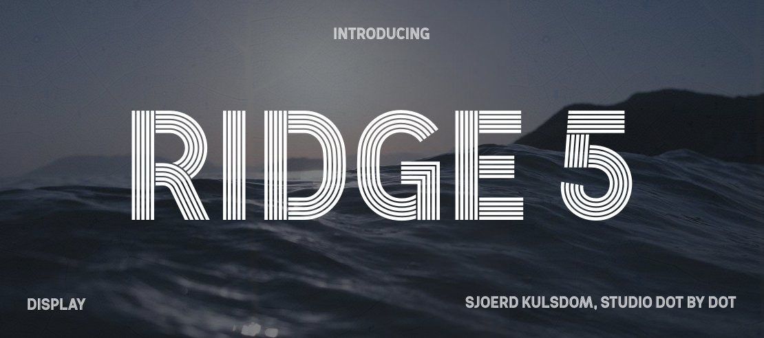 Ridge 5 Font