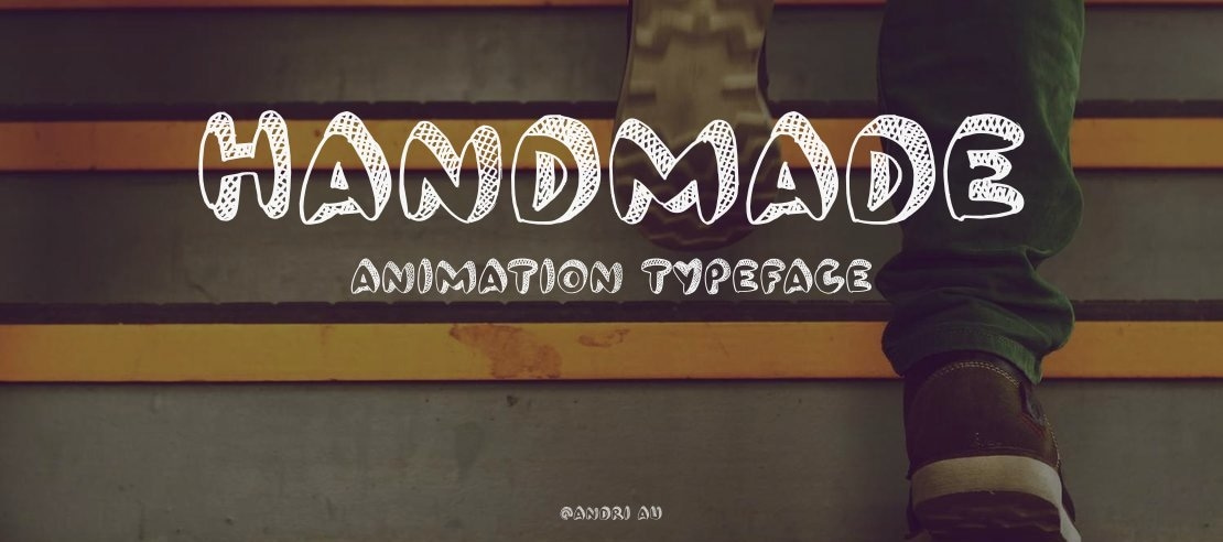 HANDMADE ANIMATION Font