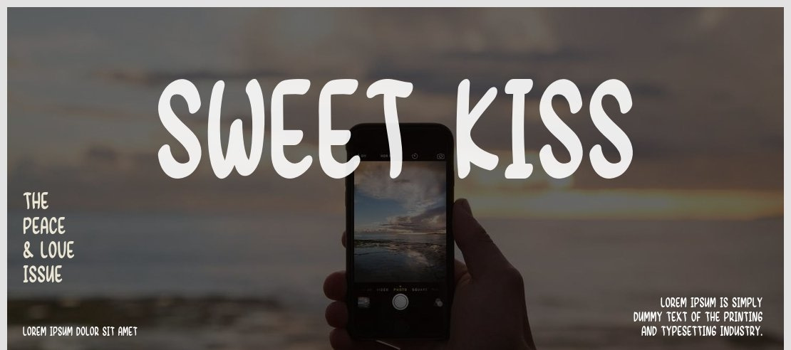 Sweet Kiss Font