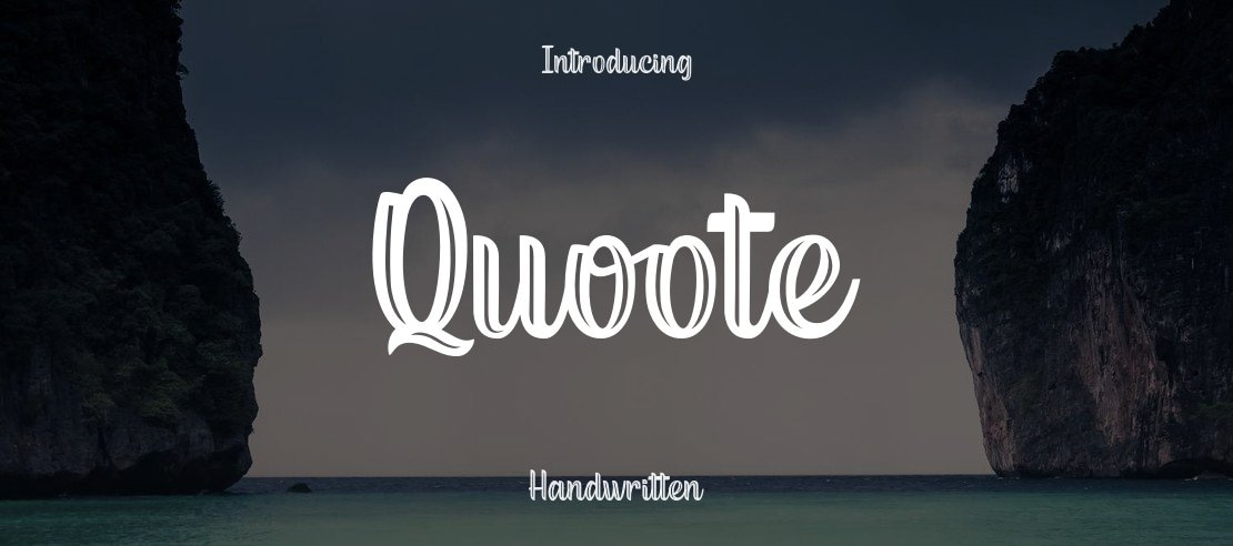 Quoote Font