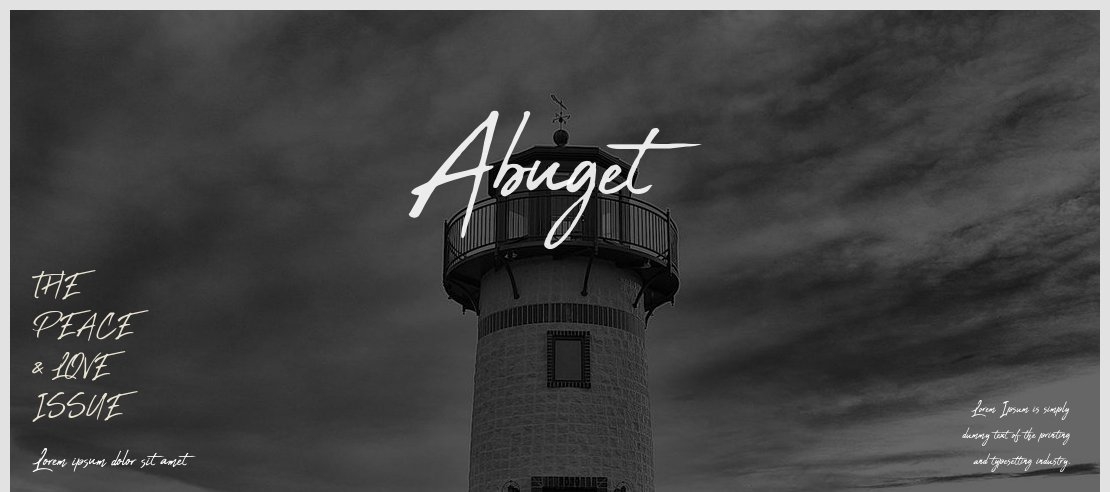 Abuget Font