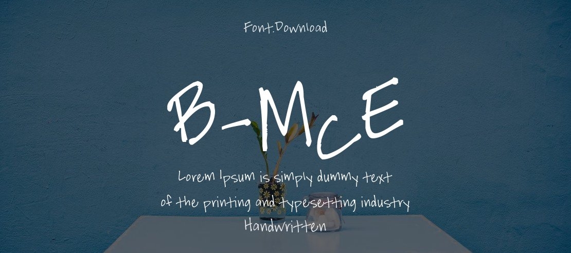 B-McE Font