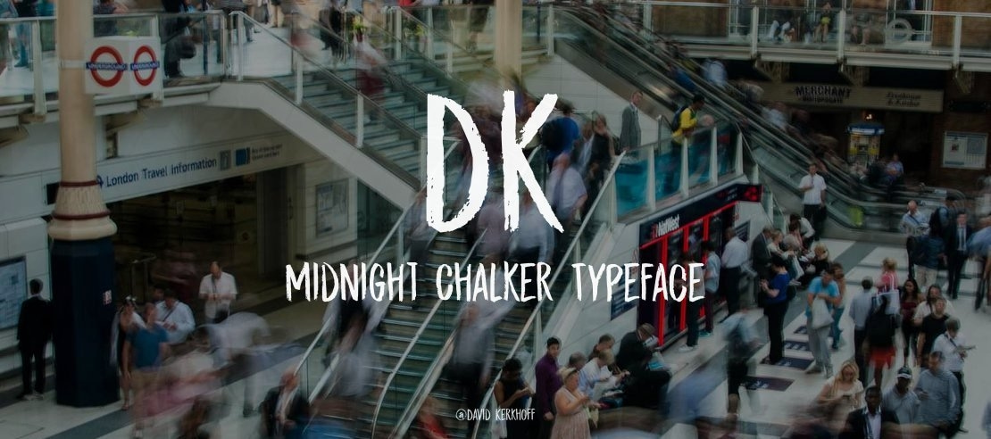DK Midnight Chalker Font