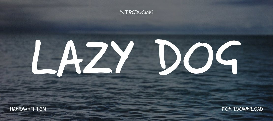 Lazy Dog Font