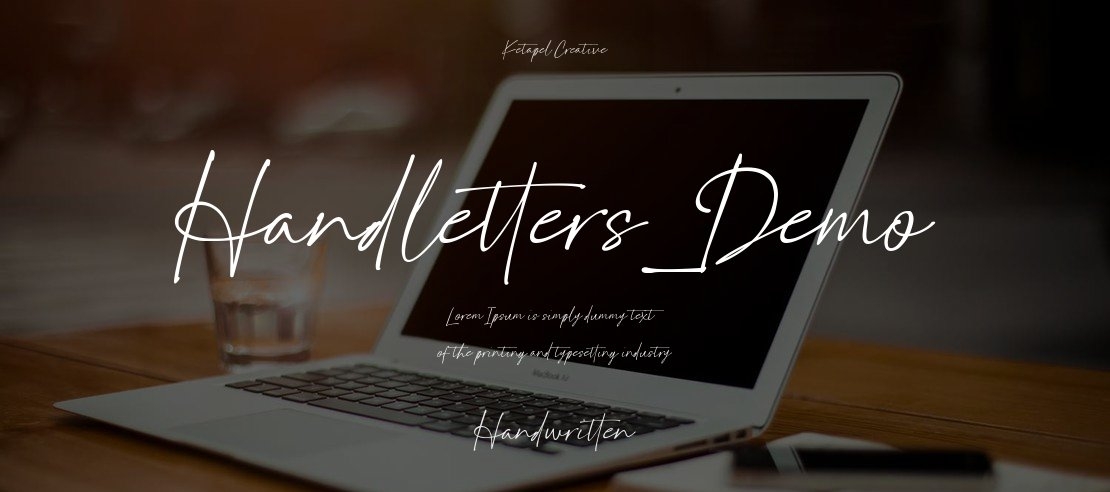 Handletters_Demo Font