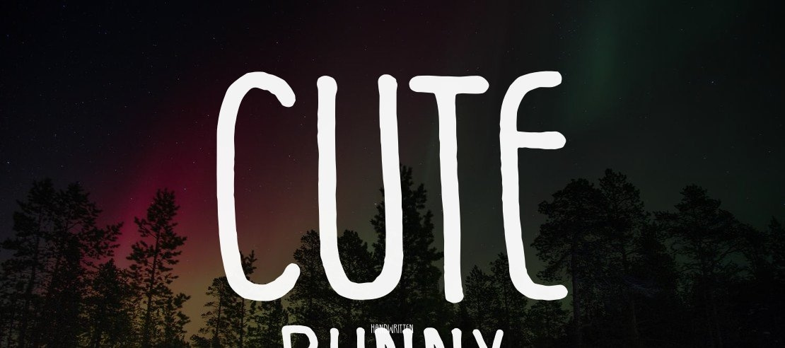 Cute  Bunny Font