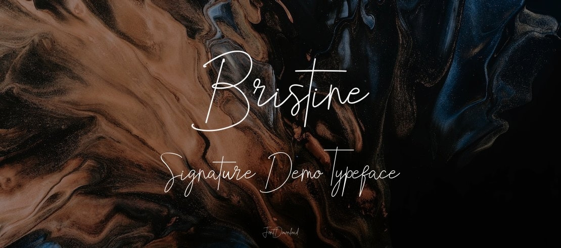 Bristine Signature Demo Font